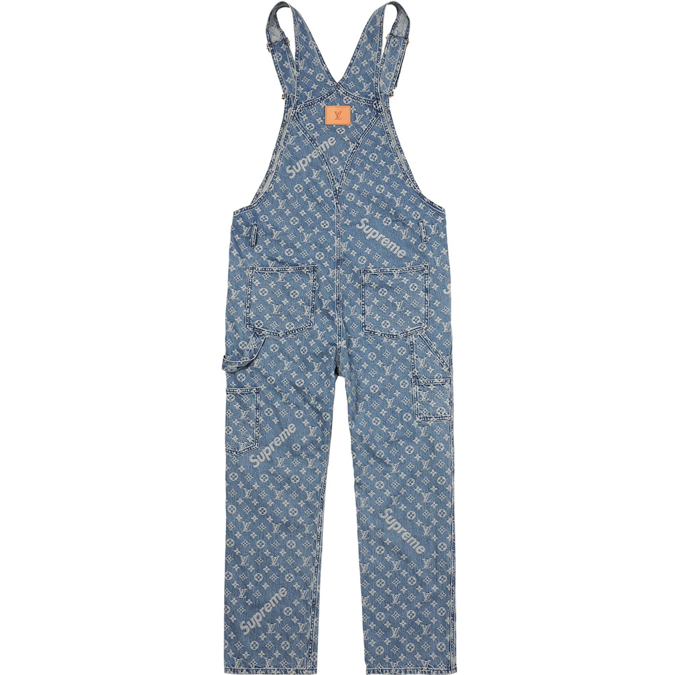 Louis Vuitton/Supreme Jacquard Denim Overalls view 2